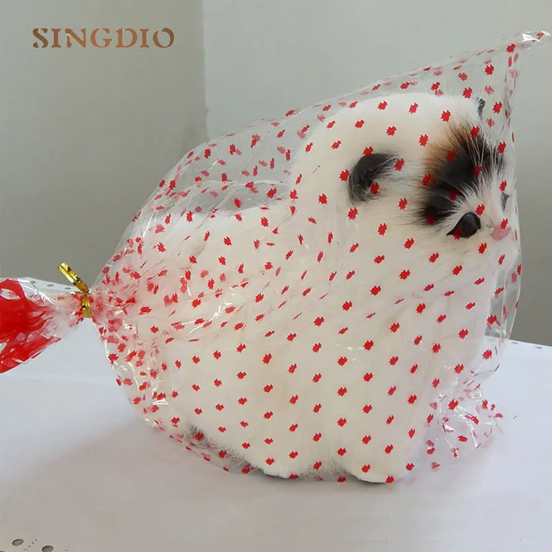 Электрическая имитация милых котят с звуком кошки милая игрушка декор животных