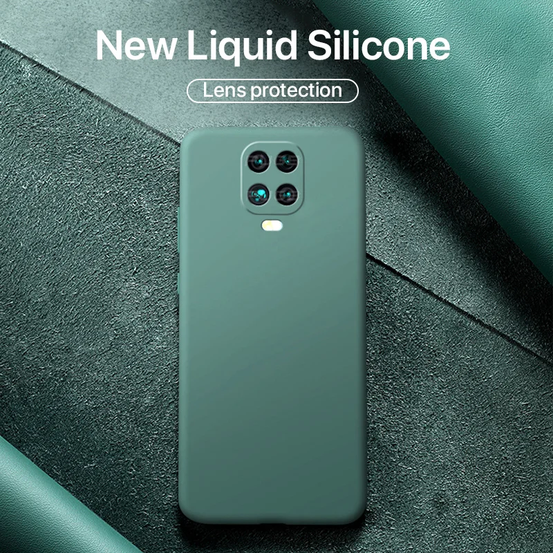 

Liquid Silicone Soft Case For Xiaomi Redmi Note 10 9 Pro Max 10S 9S 8 K20 K30 Poco F2 X3 Pro NFC M3 Mi 10 9t back Cover