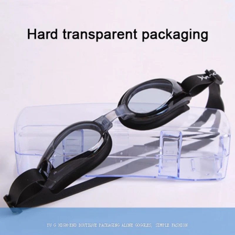 

Swim Goggles And Cap Set 4 In 1, Adult UV Protection Anti-Fog Lenses Clear Swimming Goggles Waterproof With Nose Clip