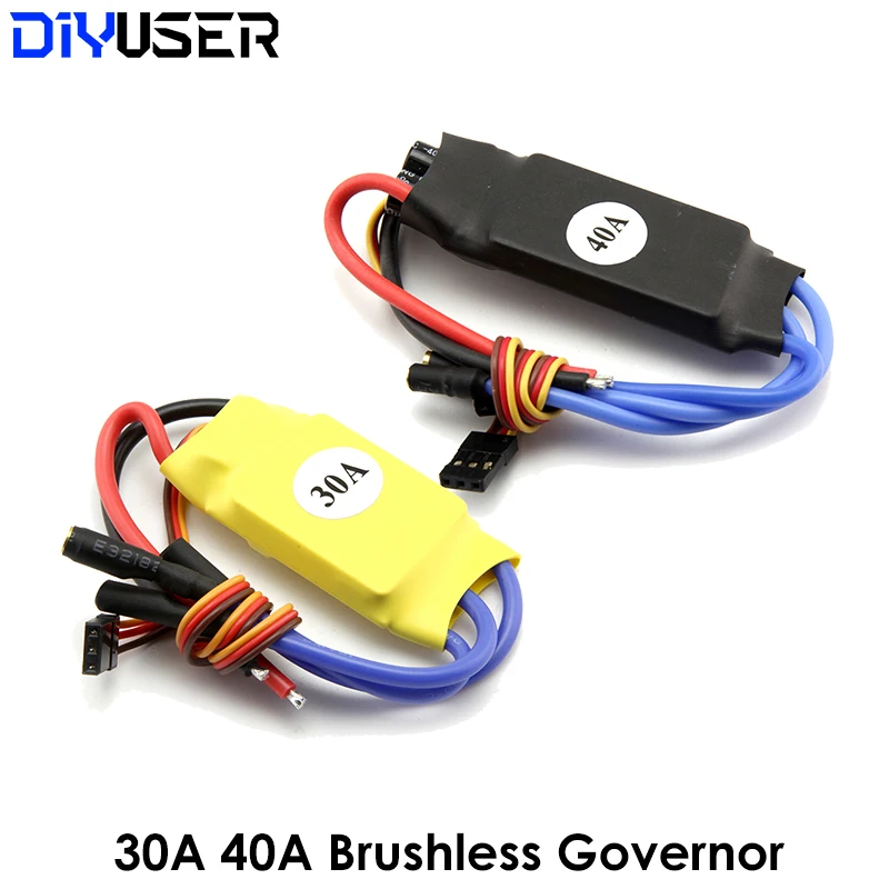 30A 40A XXD бесщеточный ESC электронный регулятор модель самолета с фиксированным
