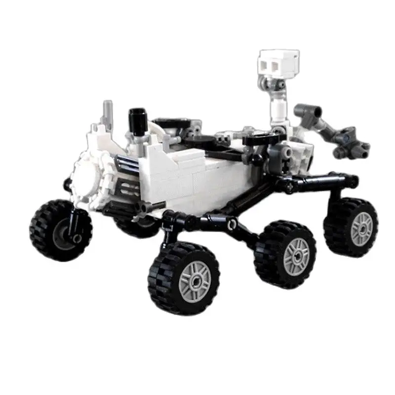 

Конструктор космическая станция ракета лунный Ландер любопытство Rover корабль модель строительные блоки lepined Кирпичи игрушки для детей Пода...