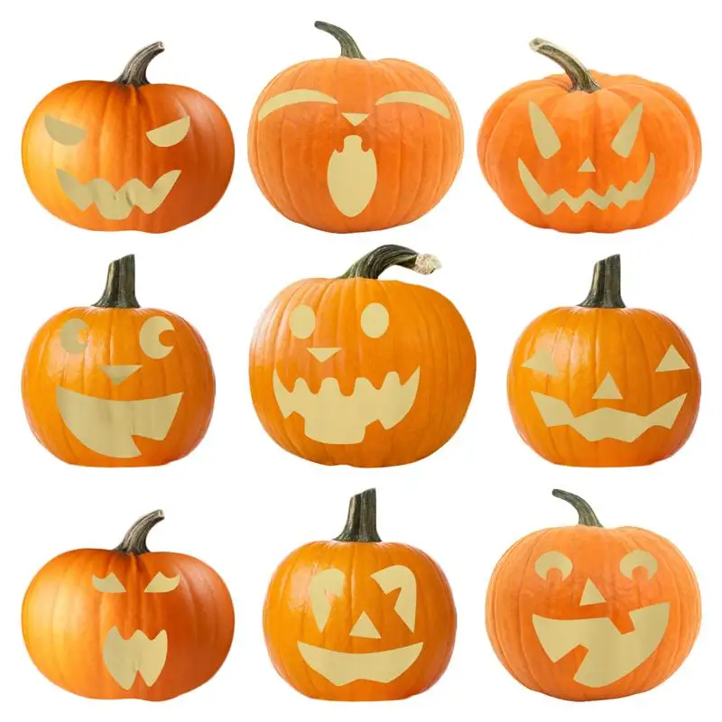 

1 Sheet Halloween Pumpkin Stickers Halloween Party Stickers Pumpkin Decorations