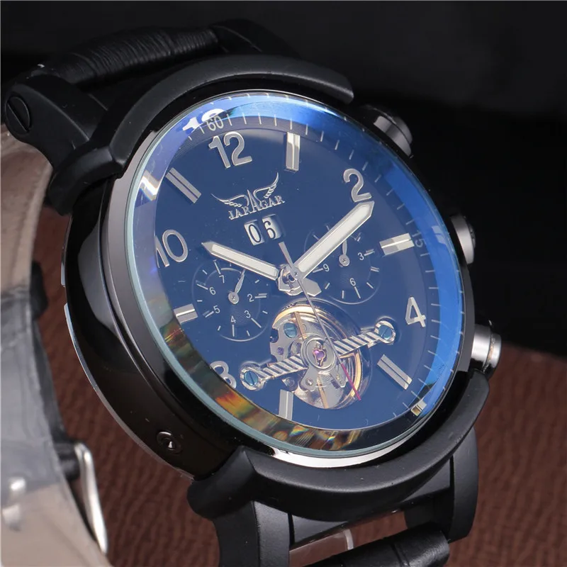 Мужские часы для отдыха циферблат свободное колесо полностью автоматические