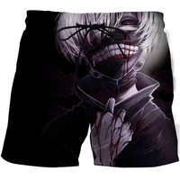 mens shorts cartoon horror anime 3d printed man swimsuit quick drying men swimming trunks running men clothes bermuda shorts