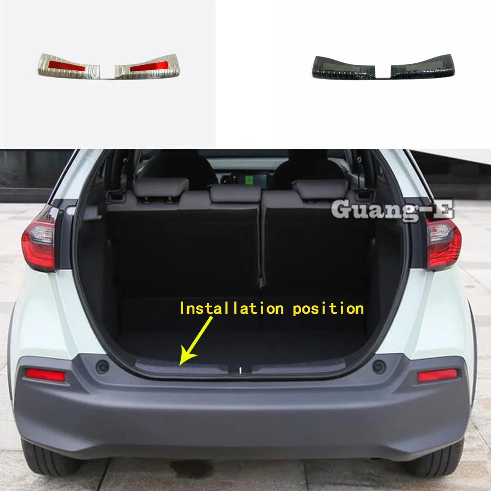 Автомобильный Стайлинг из нержавеющей стали внутренний Встроенный задний