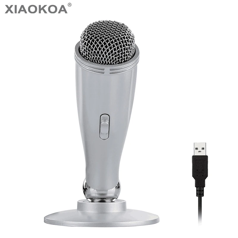 XIAOKOA VK USB конденсаторный микрофон для компьютера mac ноутбук магнитный дизайн с