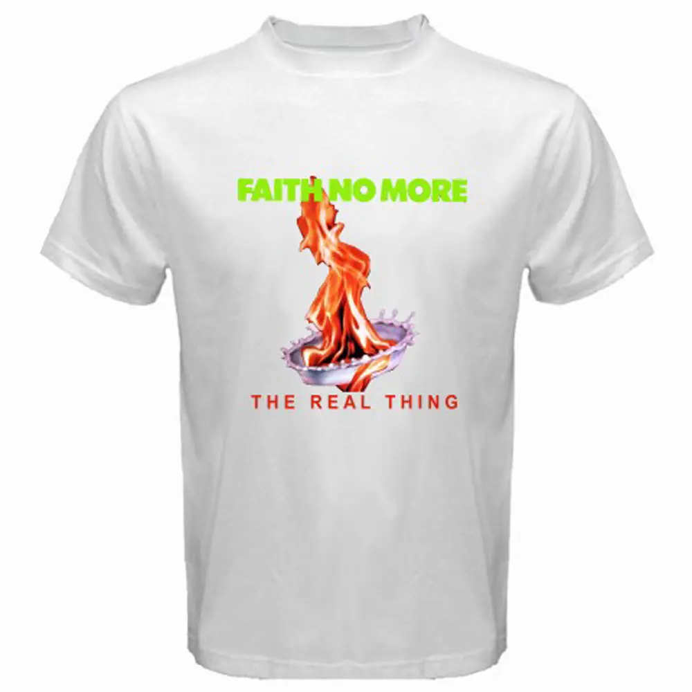 FAITH NO MORE настоящая вещь майка Паттон Фантомас мужская белая футболка Размер S 3XL| |
