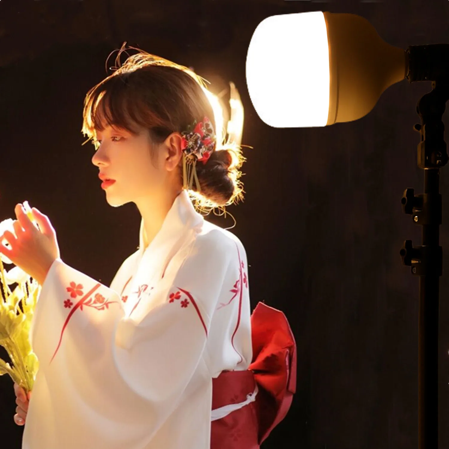 Фон для фотосъемки 50W светодиоидная лампа с регулируемой яркостью светодиодный