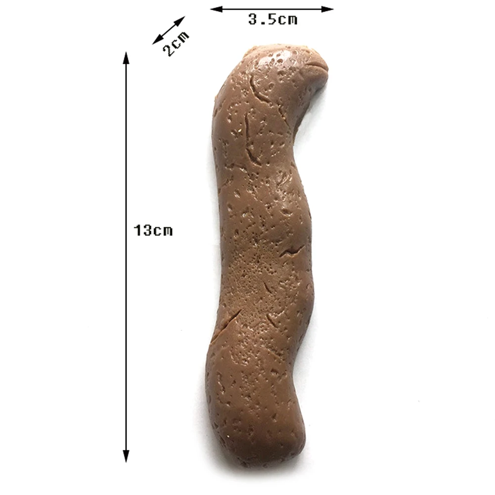 

Realistic Gross Poo Waste Turd Fake Poop Pooper Model Toy Prank Trick Props Halloween Novelty Funny Pooper Props Model Toys gift