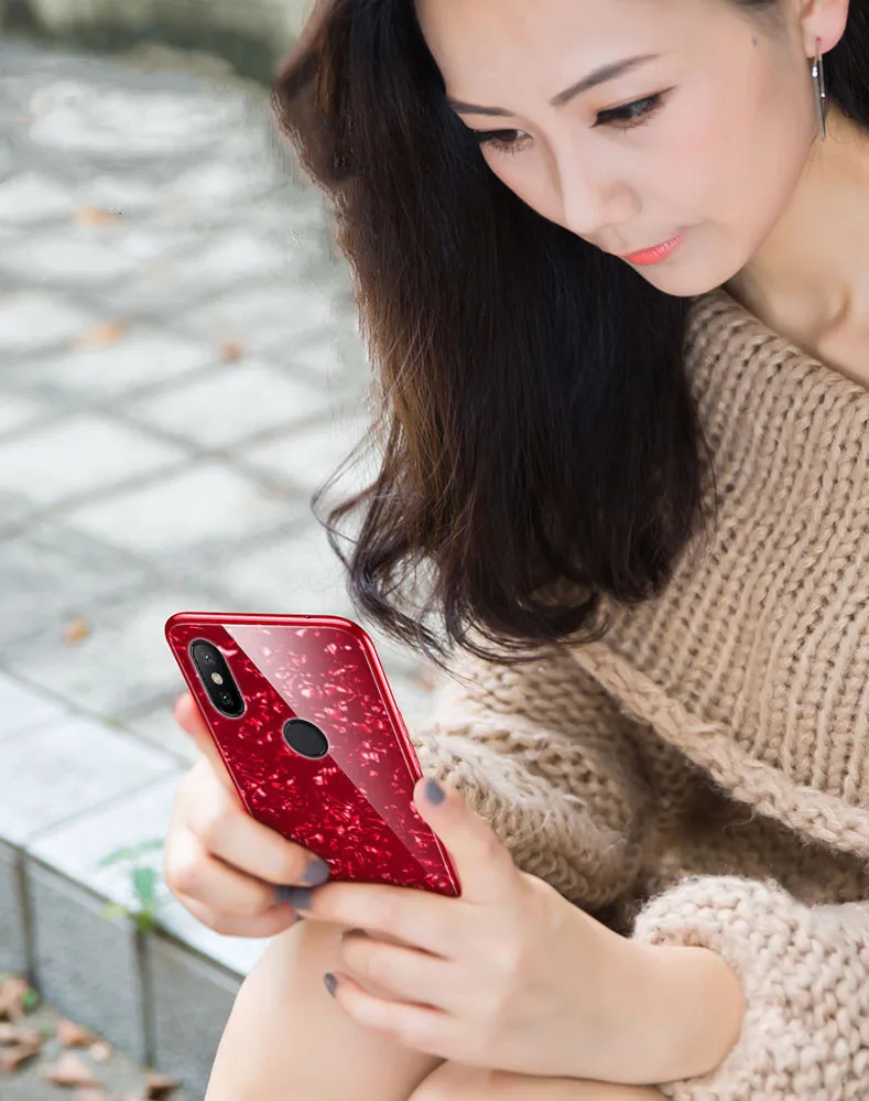Чехол для Xiaomi redmi note 7 note 6 7pro из мягкого ТПУ и твердого закаленного стекла, чехлы для Xiaomi redmi note 7 6