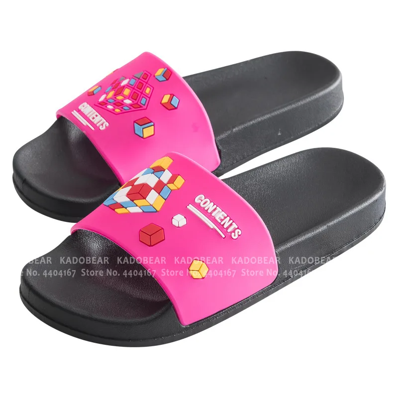 Детские летние домашние тапочки для мальчиков Сандалии унисекс с героями