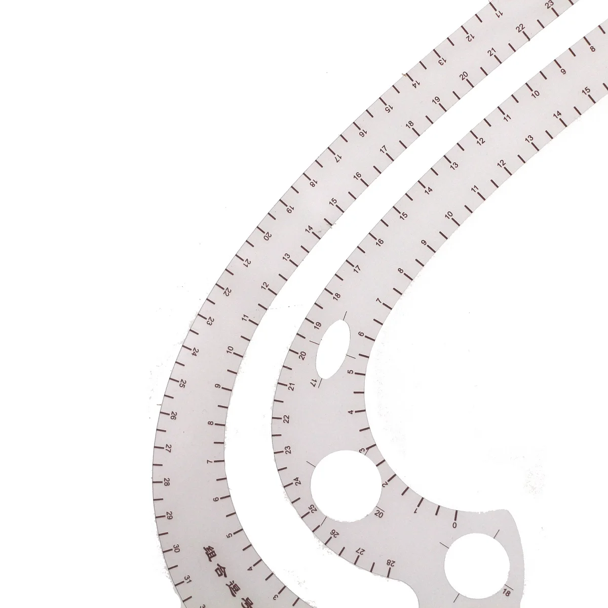 40 см изогнутые Правитель Швейные запятая линейка моды дизайна выполненная в