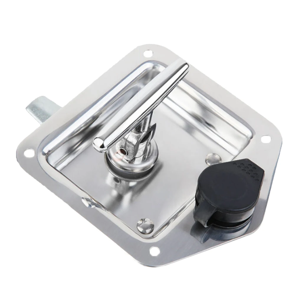 

Chrome Heavy Duty Stainless Steel Boat Accessory Tool Case Flush Mount Locker Hatch Latch