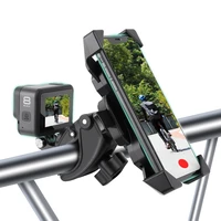 universal bicycle mobile motorcycle bike handlebar stand mount bracket holder for iphone gopro hero 10 9 8 7 6 5 accessories