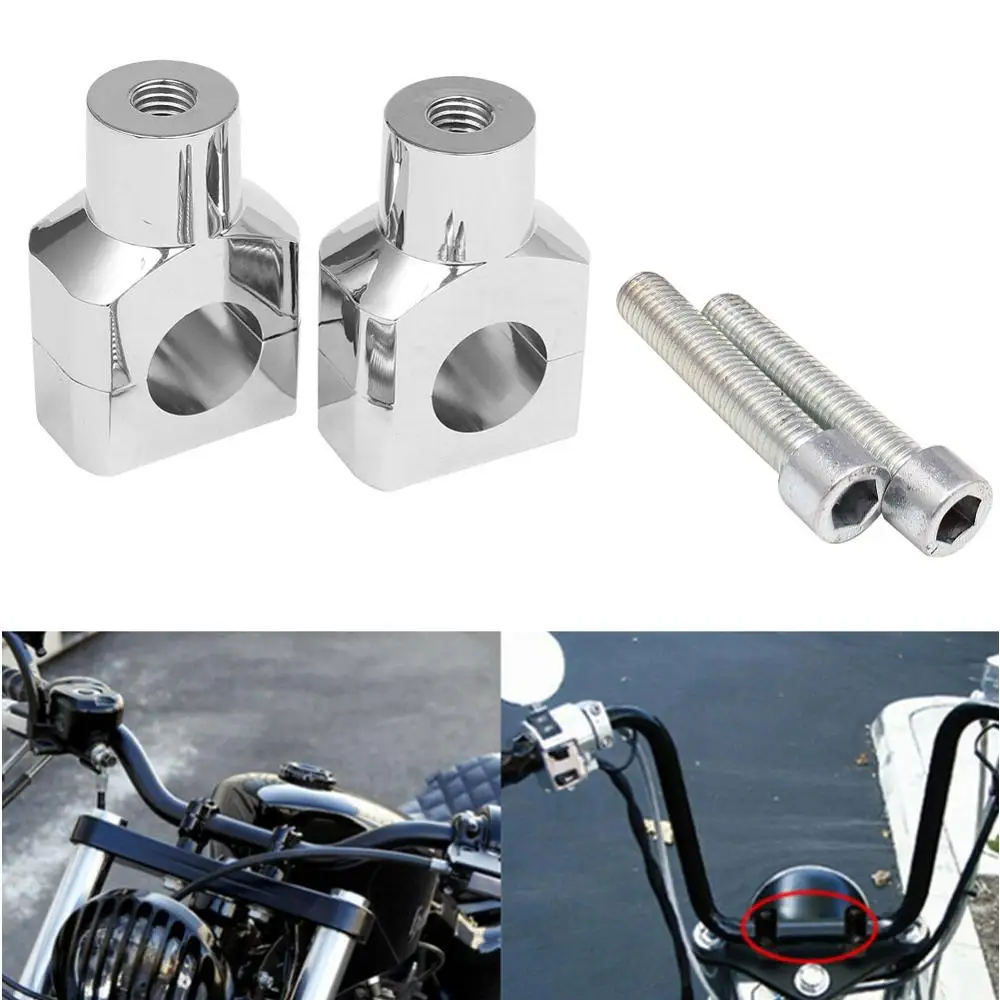 Аксессуары для мотоциклов черный зажим Руля Мотоцикла 1 &quot25 мм Harley Fat Boy Dyna Touring