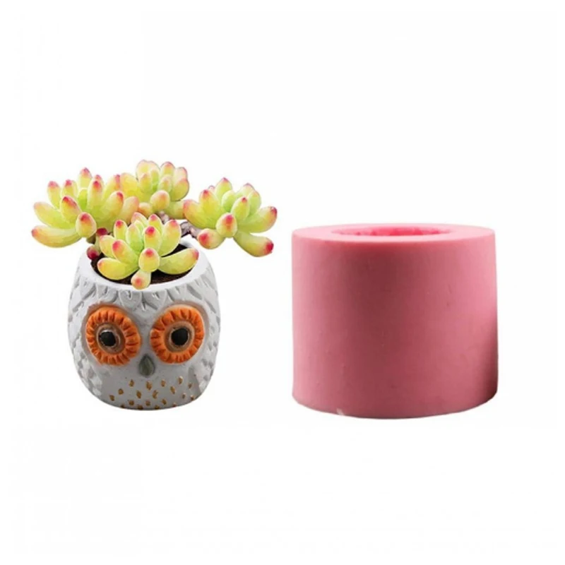 Силиконовая форма в виде совы для цветов|Глиняные формы| |