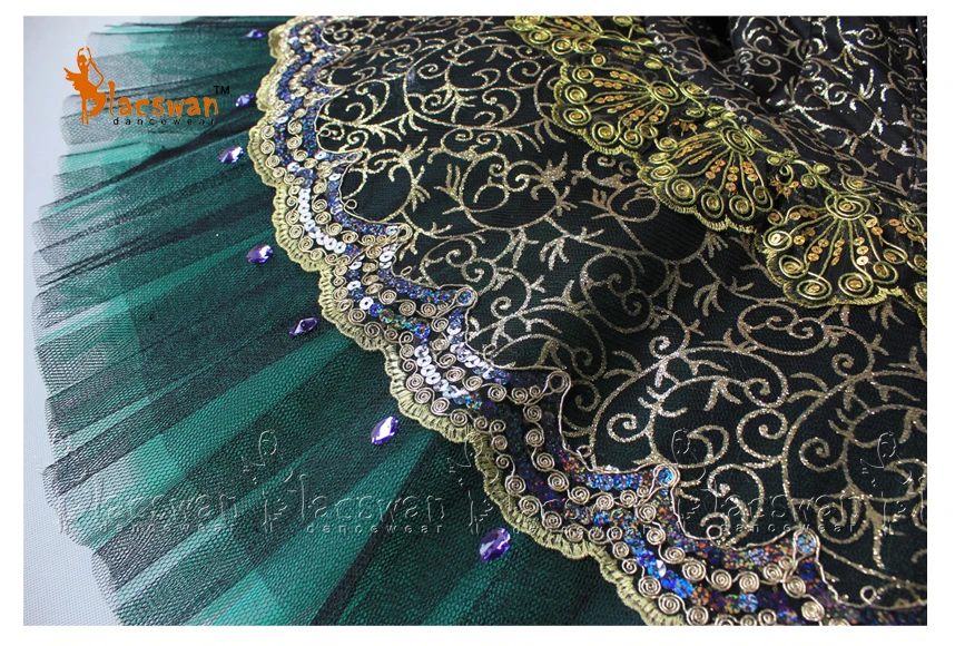 Темно-зеленый классический сценический костюм изумрудная индивидуальная