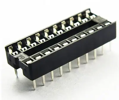 100 шт. 20-Pin 20pin DIL DIP IC Гнездо печатного монтажа Contor Новый | Электронные компоненты и