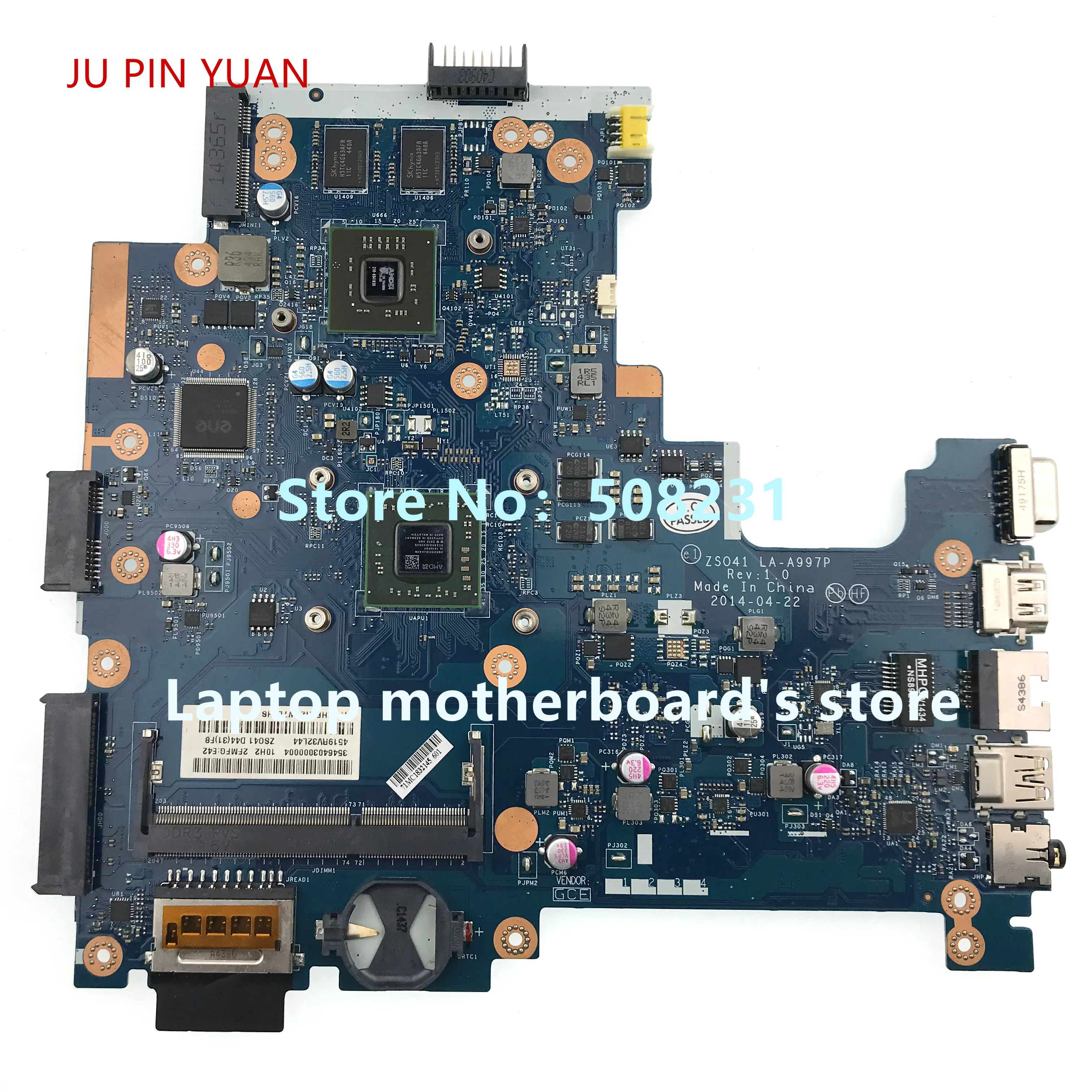 

Материнская плата для ноутбука HP 245 G3, модель 762431-001, 762431-501, 762431-601 с экраном 8570M/2G, полностью протестирована