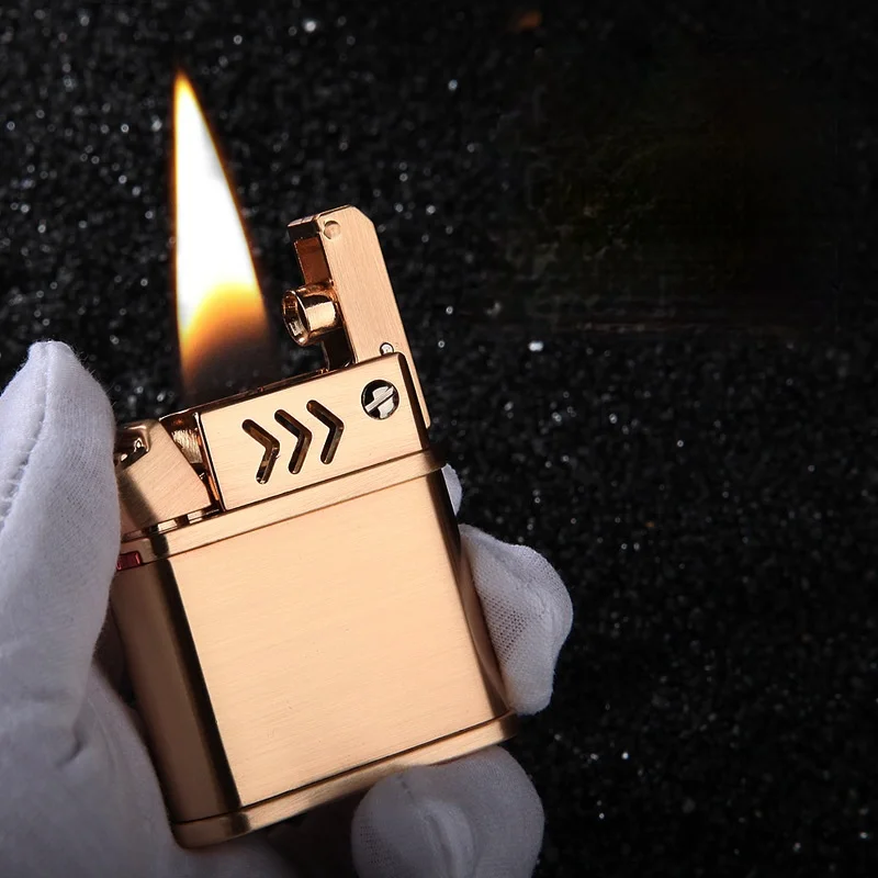 

Cover Ejection, Automatic Ignition, Pure Copper Kerosene Lighter, High-end Lighter with Souvenir Regalos Para Hombre Originales