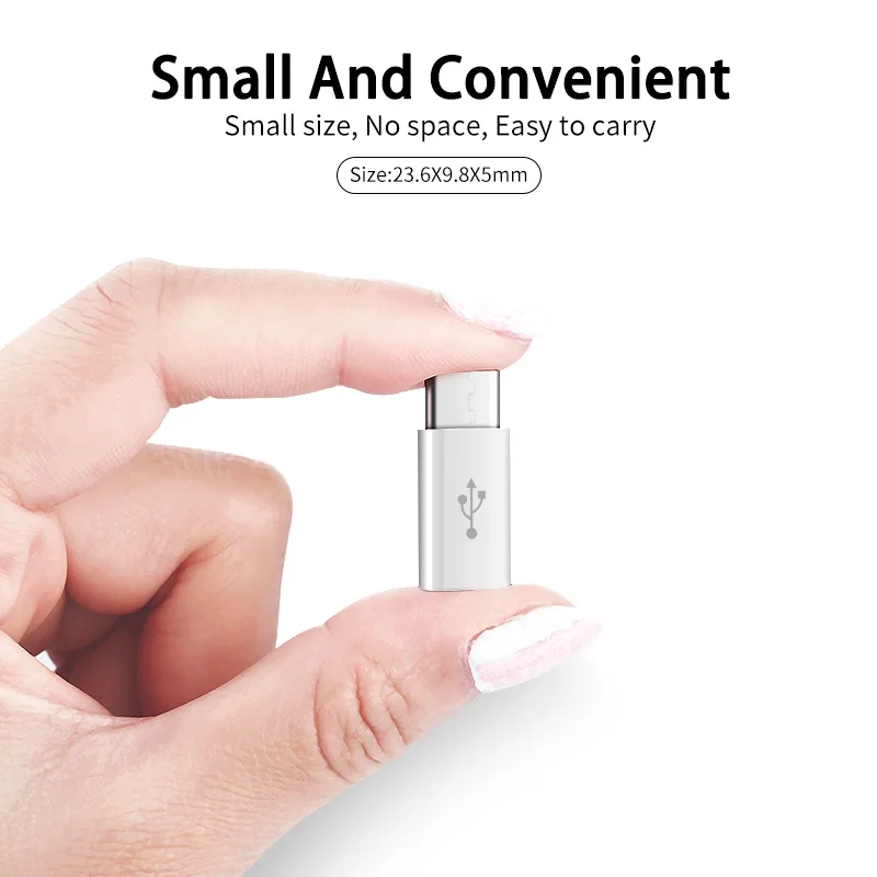 ANMONE адаптер Micro USB Женский к USBC Мужской конвертер для huawei mate 20 Pro P20 P30 Xiaomi samsung Micro Usb к type-C зарядное устройство