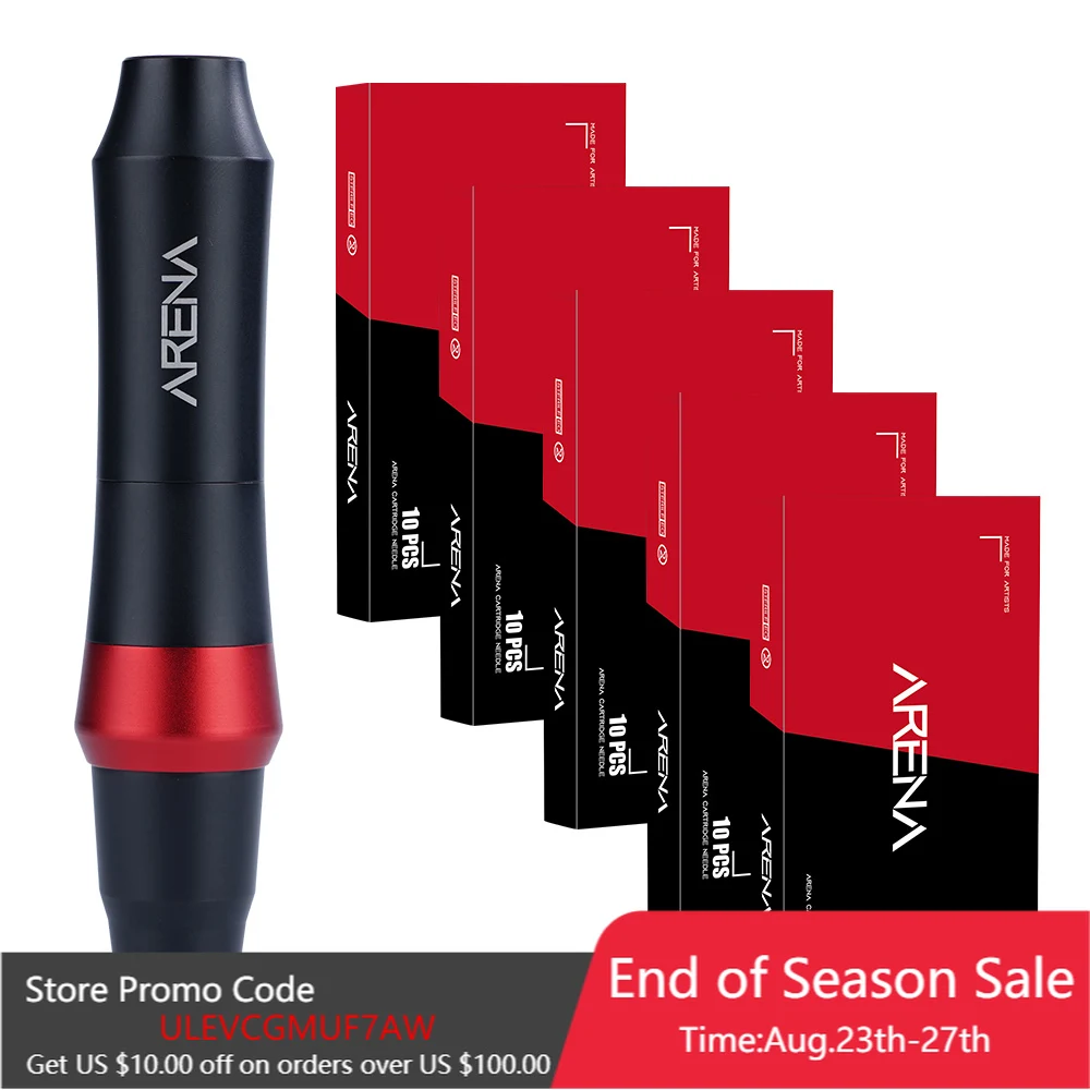 値段 内部スパイラルアリーナ静かな光pmuアートメイクロータリータトゥーマシンペンと滅菌カートリッジ針アクセサリー