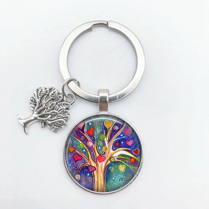 

2020 FashionTree of Life KeyChain Vintage Handmade Art Key Chain Key Rings Party Gift Tree of Life Jewelry