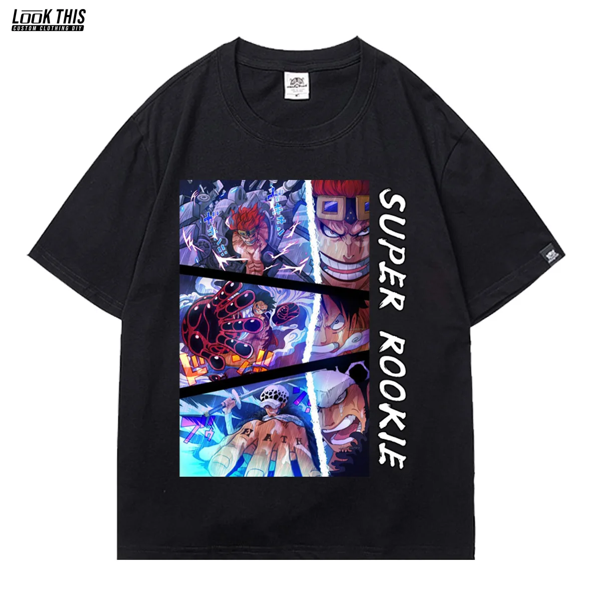 

ONE PIECE Oversized T-shirt Women 2021 Summer Monkey D Luffy Manga Harajuku Print Woman T-shirts Streetwear Soft Tops & Tees