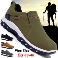 wear resistant outdoor trekking shoes for men comfortable casual sports shoes hiking camping shoes mens suede leather shoes