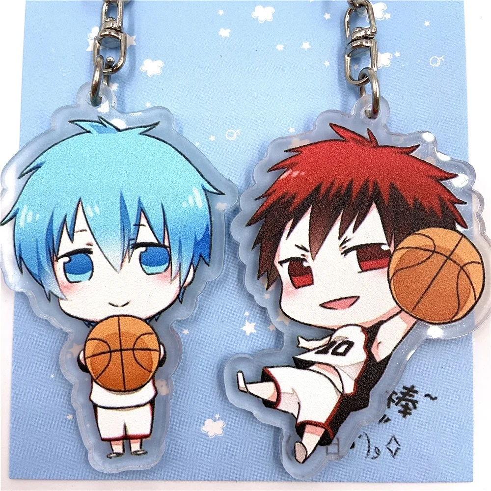 Куроко НЕТ КОРЗИНА акриловый брелок двусторонний кулон аксессуары для ключей