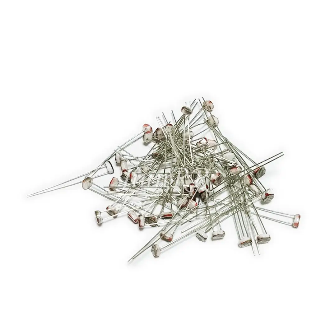 200pcs/lot Photoresistor) Photo Resistors 5MM GL5537 LDR Light Dependent Resistor | Обустройство дома