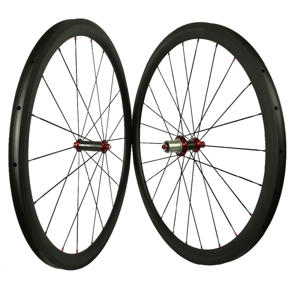 25 мм v-образные Углеродные велосипедные колеса R36 карбоновая поверхность втулка