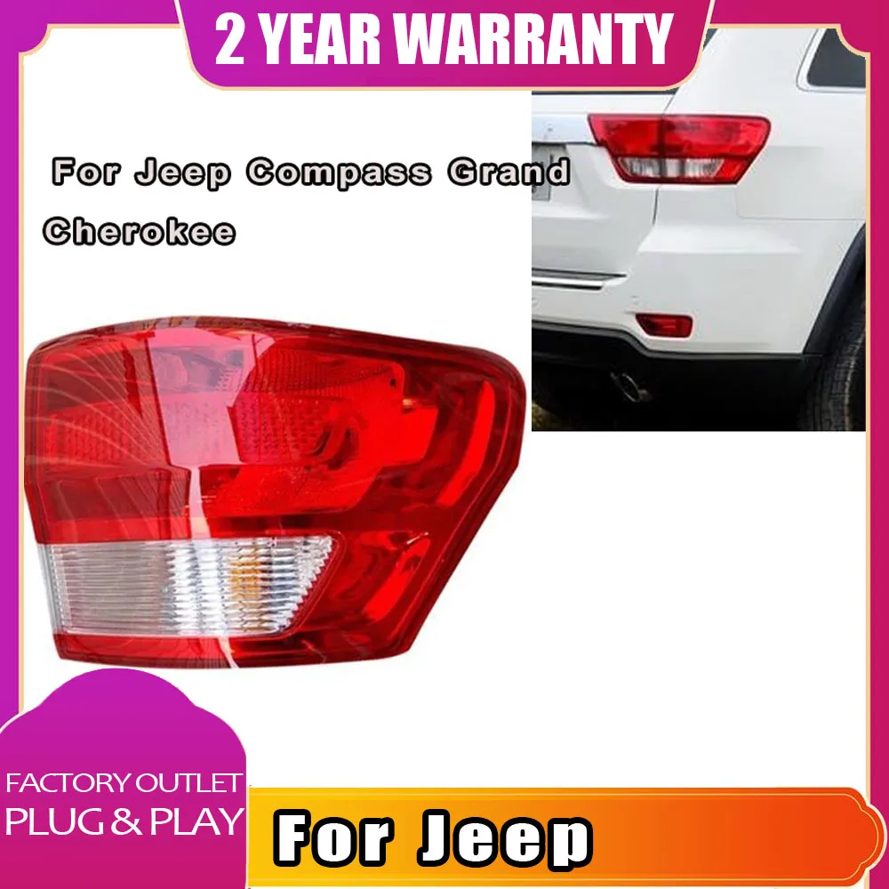 

Outer Rear Light Car Styling Tail Brake Lamp Tail Assembly For Jeep Compass Grand Cherokee 2011 2012