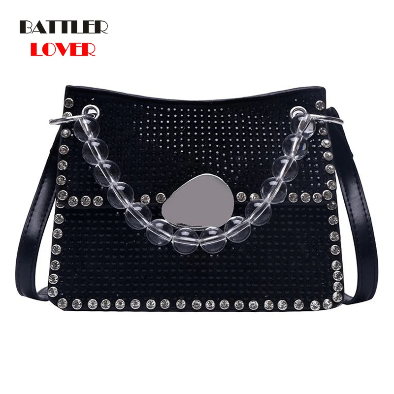 

Women Diamond Flap Small Totes 2021 Summer High Quality Leather Designer Handbags for Female Chain Shoulder Messenger Travel Bag