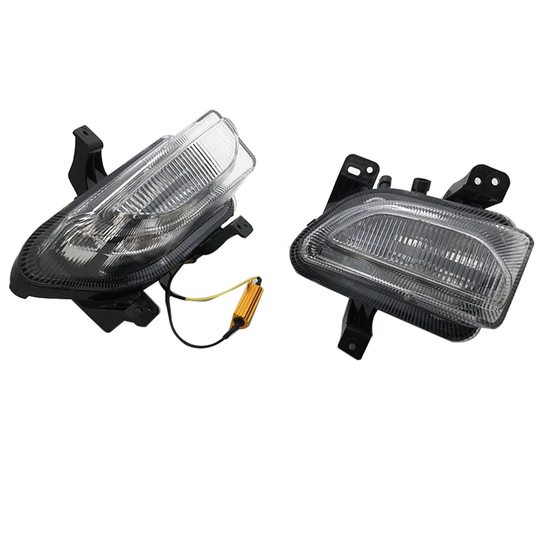 Дневные ходовые огни светодиодные дневные габаритные с тусклым управлением +