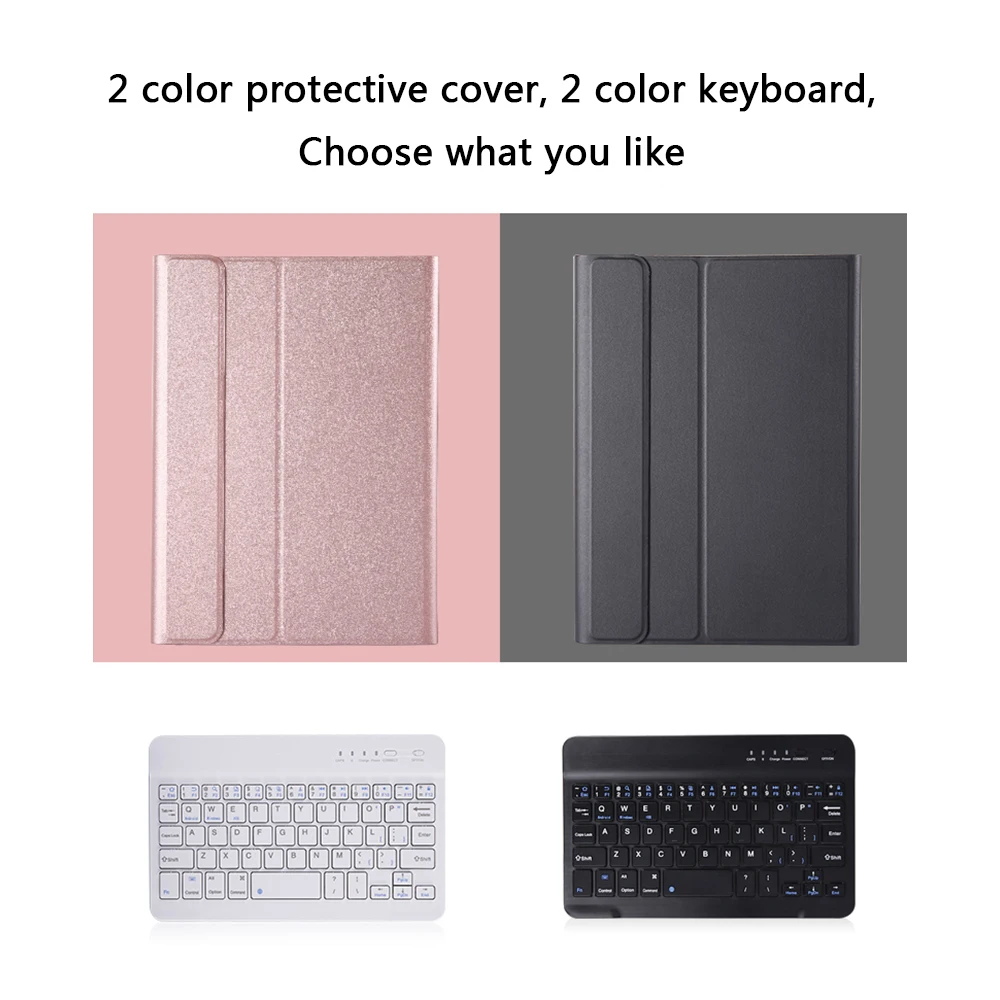 Планшет клавиатура для iPad Pro 11 2020 7 цветов с подсветкой английская Bluetooth кожаным
