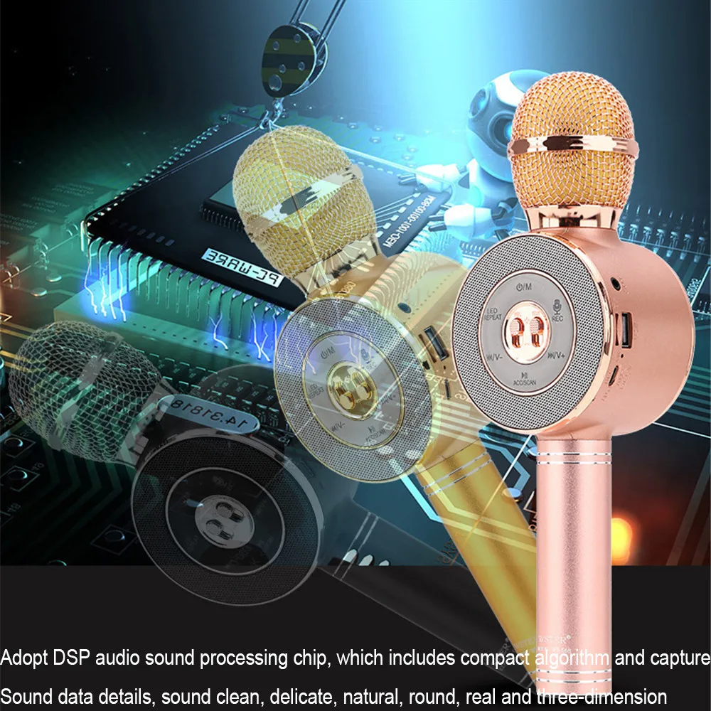 Bluetooth-Колонка Ws858 для караоке WS668 tf-карта/u-диск портативное воспроизведение