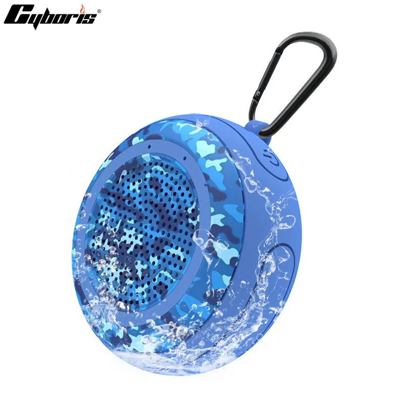 

Cyboris Water Floating IPX7 Waterproof 5W Outdoor Bluetooth Speaker TWS Swimming Portable Mini Speakers Wireless with Mic/TF/Aux