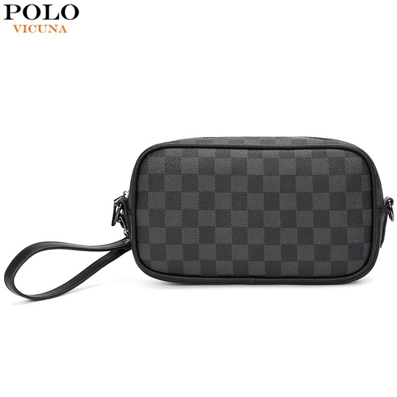 VICUNA POLO Многофункциональная Кожаная мужская сумка маленькая через плечо сумки на
