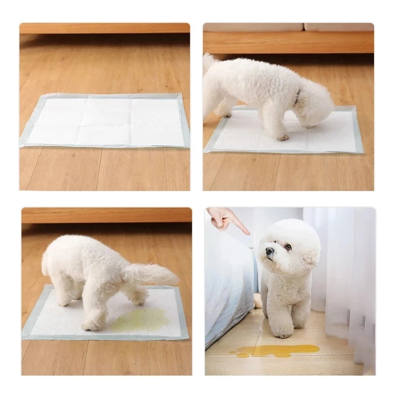 Pa&ntilde;ales superabsorbentes para mascotas, almohadilla para orina de perro, desodorante para limpieza de cachorros, suministros para mascotas, 20 Uds.-4
