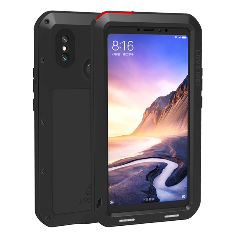 Shockproof Aluminum Metal Case For Xiaomi Mi Max 3 2 Max3 Max2 Phone 360 Full Body Protective Outdoor Sport Shock Armor Cover On | Мобильные