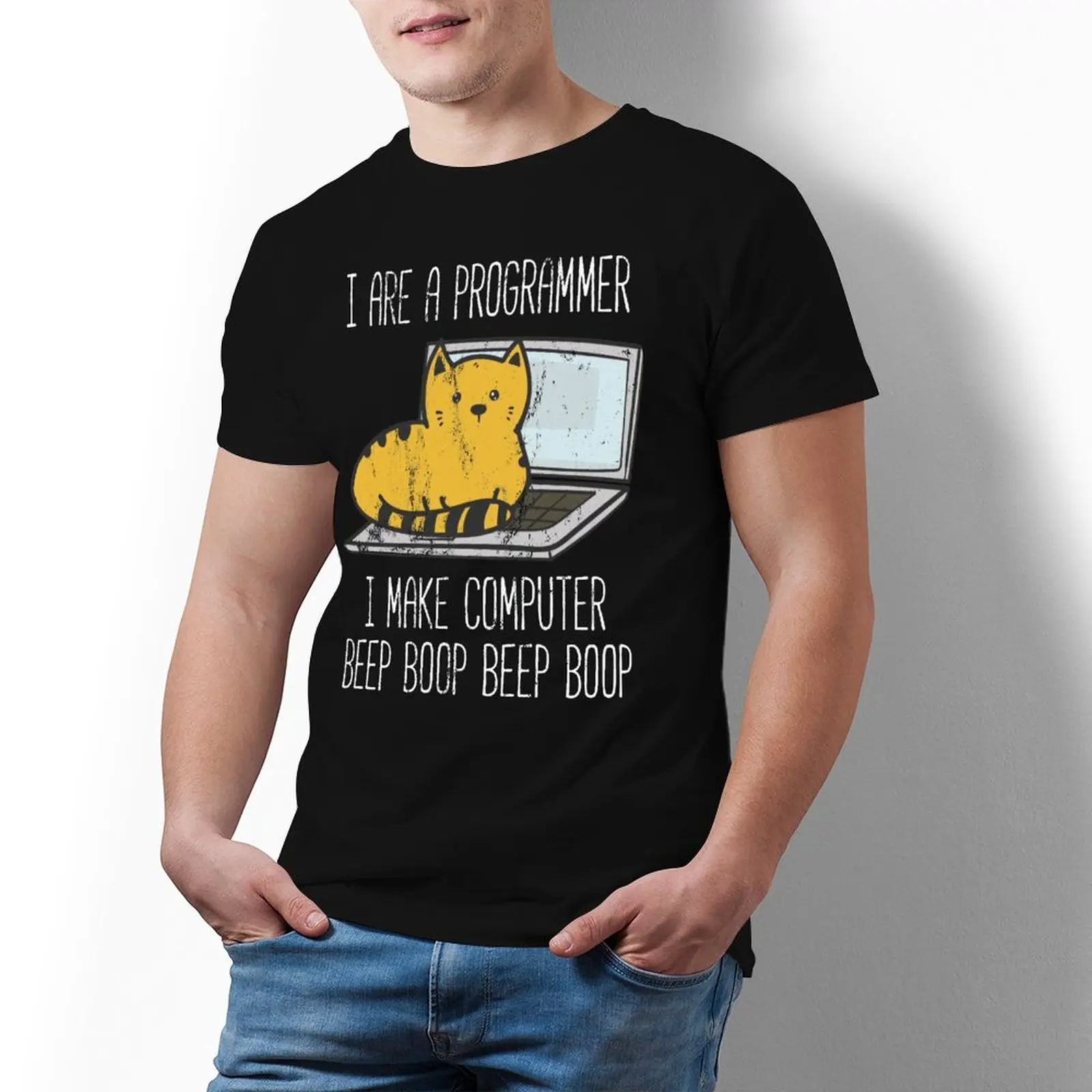 

Футболка для хакера, Пляжная Модная хлопковая Футболка с рисунком, Мужская футболка оверсайз