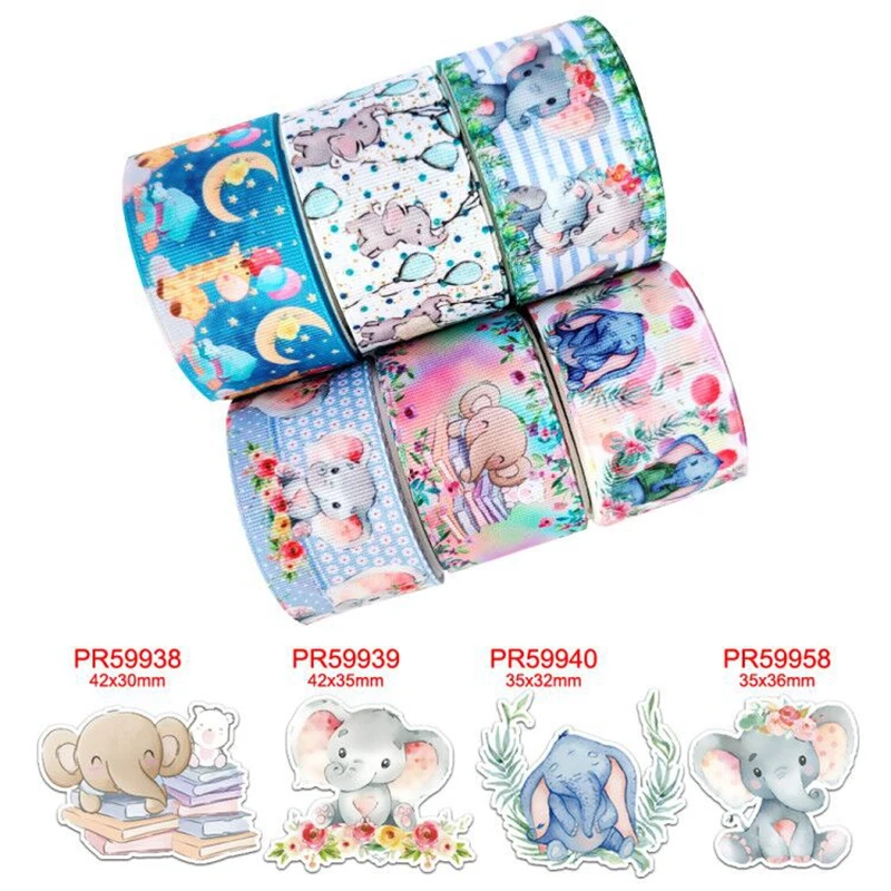 DIY мультяшный Слон Печатные Крупные строительные принадлежности аксессуары для