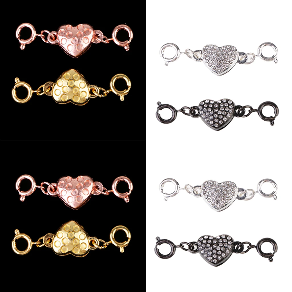 8 наборов магнитных застежек-коннекторов для ювелирных изделий ожерелий