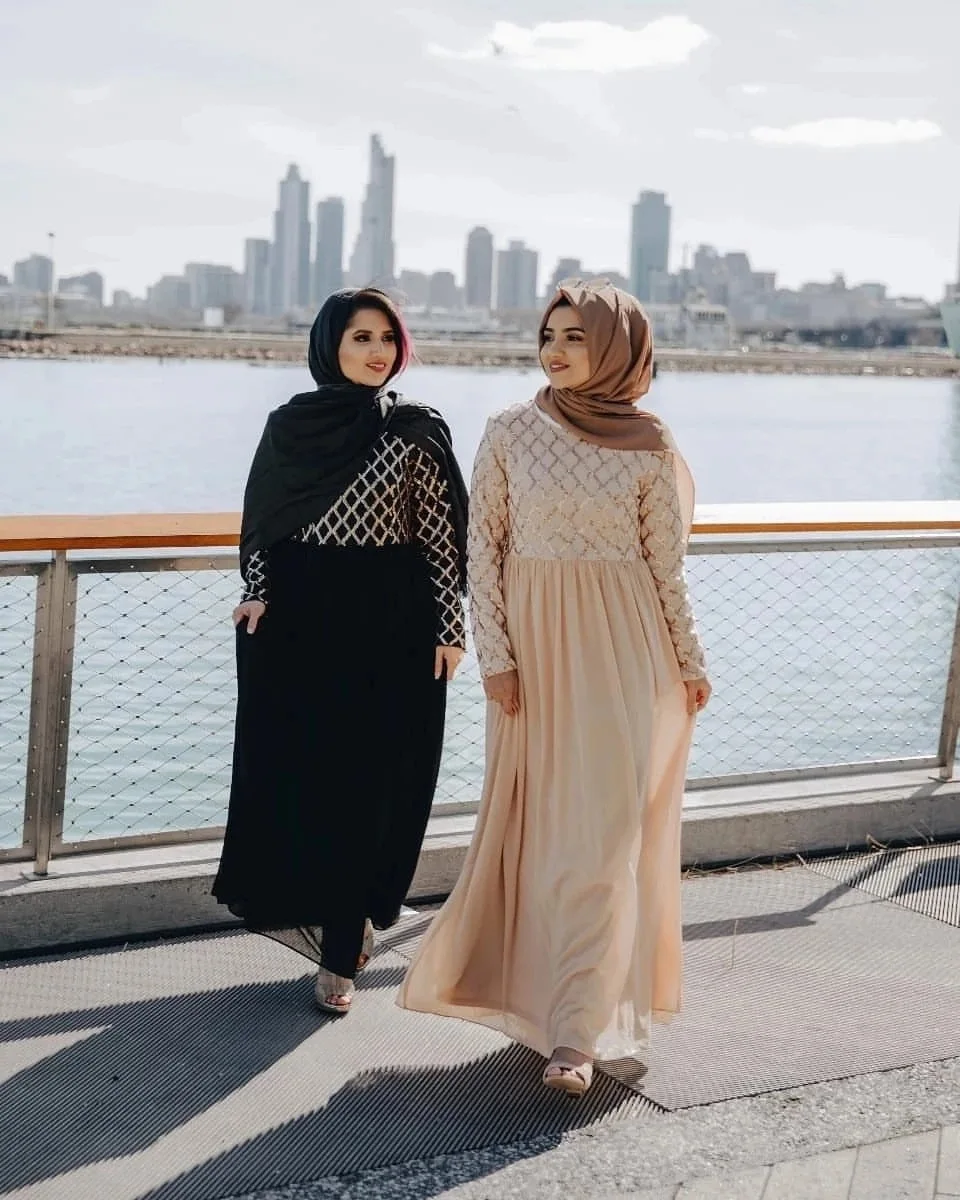 Роскошное мусульманское Макси платье с блестками хиджаб кардиган длинное халат