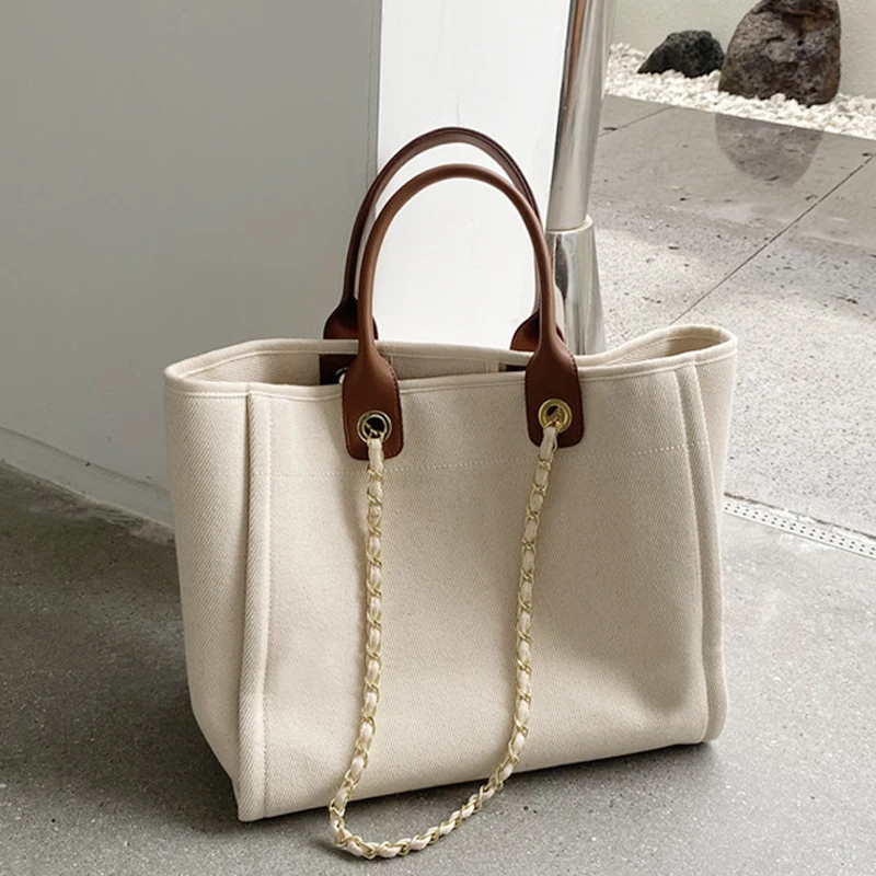 

Women Canvas Handbags Large Shoulder Bags Ladies Designer Tote Bags Female Casual Handbags Bolsa Feminina sac a main femme