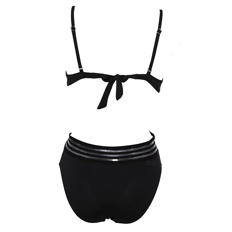 

Sexy One-piece Swimsuit Push Up Swimwear Patchwork Mesh Backless Swimwear Beach Monokini Ladies Bathing Suit