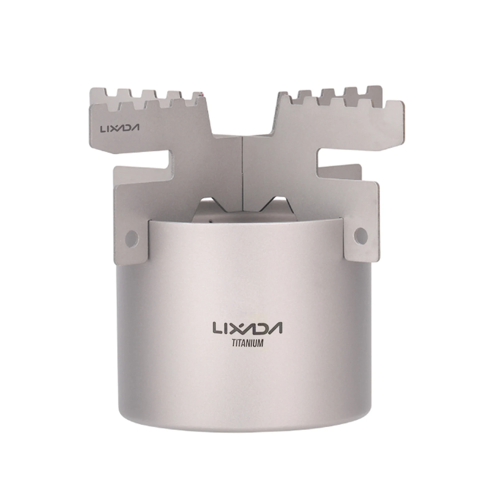 

Lixada Mini Alcohol Stove Lightweight Titanium Liquid Spirit Alcohol Stove Furnace with Stand Rack for Outdoor Camping