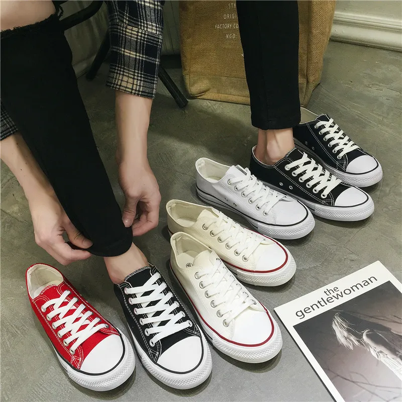 Summer Canvas Shoes Women/Men Fashion Sneakers Hot-Selling Unisex Vulcanized Tenis Feminino Plus Size 35-44 ST22 | Обувь