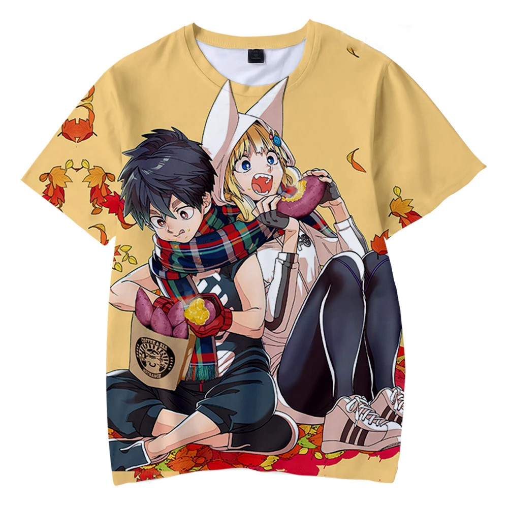 

Hot Sale Anime 3d Printed T-shirt Fashion O-neck Men's And Women's Short-sleeved Casual Harajuku Popular Street Shirt Top